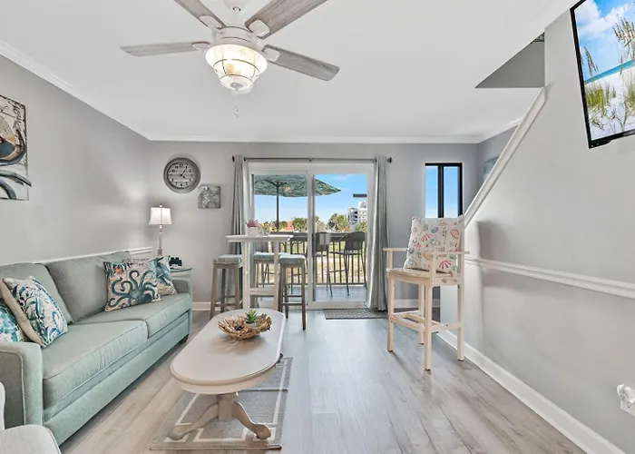 Apartment South Winds 2-updated Condo-beach Views-walk To Hangout-free Parking