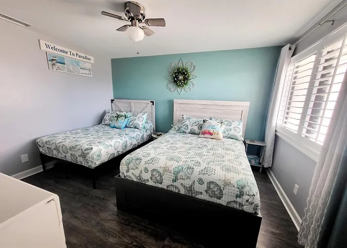 South Winds 2-updated Condo-beach Views-walk To Hangout-free Parking Apartment *